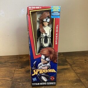 Spider Girl Titan Hero Series 12" Figure Spider Man Marvel Hasbro Open Box As Is